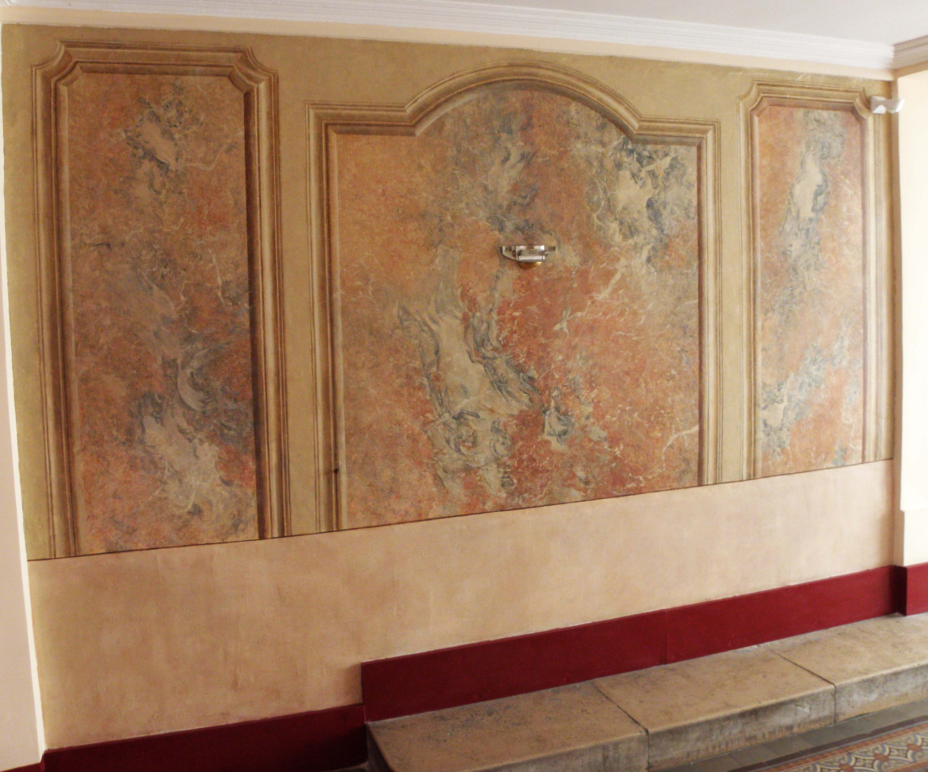 Faux marbre / décoration peintre decorateur (paris)